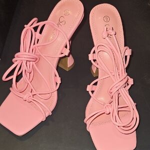 Stylish Pink Women's Heels